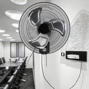 Ventilateur de refroidissement oscillant mural à faible bruit, grand débit d'air, économe en énergie pour usage commercial et domestique - Product Image 2
