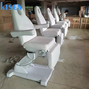 Kisen Luxury Modern Facial Treatment Customize Thickened Mattress Beauty Bed Massage <b>Table</b> Lifting <b>Electric</b> Adjustable - Product Image 5