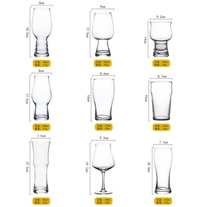 Thiết kế mới nhất Frosted tùy chỉnh thủ công bia pint thủy tinh chì-Miễn phí thăng hoa biểu tượng tùy chỉnh cốc mới đến - Product Image 6