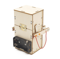 Kit de Modelo de Robot Motorizado de Madera Wincent, Juguete Educativo de Ciencia Mecánica STEM, Rompecabezas Eléctrico de Construcción, Regalo