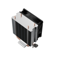 Refroidisseur de processeur Ruix X2000 de haute qualité, 2 caloducs, éclairage LED RVB, refroidisseur d'air pour jeux, compatible avec les processeurs Intel et AMD, boîte de couleur
