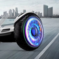 Meilleures ventes, scooter électrique pour enfants avec guidon, hoverboard tout-terrain de 10 pouces, lumière LED, haut-parleur, 36V 2.4AH