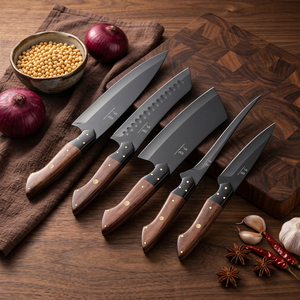 Couteaux de cuisine professionnels, couteau Santoku à lame tranchante comme un <span class=keywords><strong>rasoir</strong></span>, ensemble de couteaux en acier inoxydable durable dans un coffret cadeau - Product Image 3