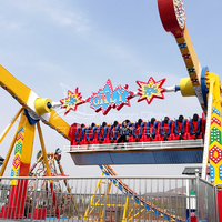 Équipement de divertissement pour parc d'attractions passionnant en plein air Machine foraine en fibre de verre en acier Top Spin Hot on Sale