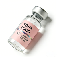 Étiquettes en vinyle premium résistantes aux UV 3ml 5ml 10ml pour peptides de musculation et l'industrie du fitness