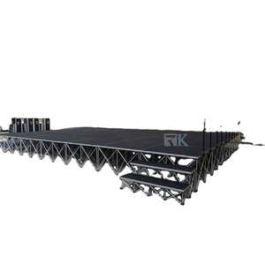 Escenario Portátil de Ensamblaje Rápido RK, Estructura de Aluminio 6061-T6, 18 mm de Espesor, Capacidad de Carga de 750 kg/m² para Conciertos y Eventos de Boda - Product Image 6