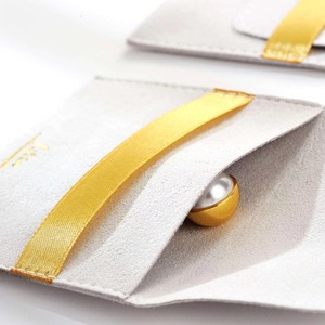 Luxury Anti-Dust Leather Pouch Display Bag Elegant Premium Jewelry Packaging for Bracelet Necklace - Product Image 4