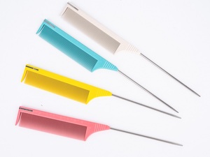 VENTE EN GROS D'USINE LOGO PERSONNALISÉ MON PEIGNE VIC 701 PEIGNE DE QUEUE POUR LA VIE QUOTIDIENNE SALON <span class=keywords><strong>BARBER</strong></span> UTILISATION - Product Image 5