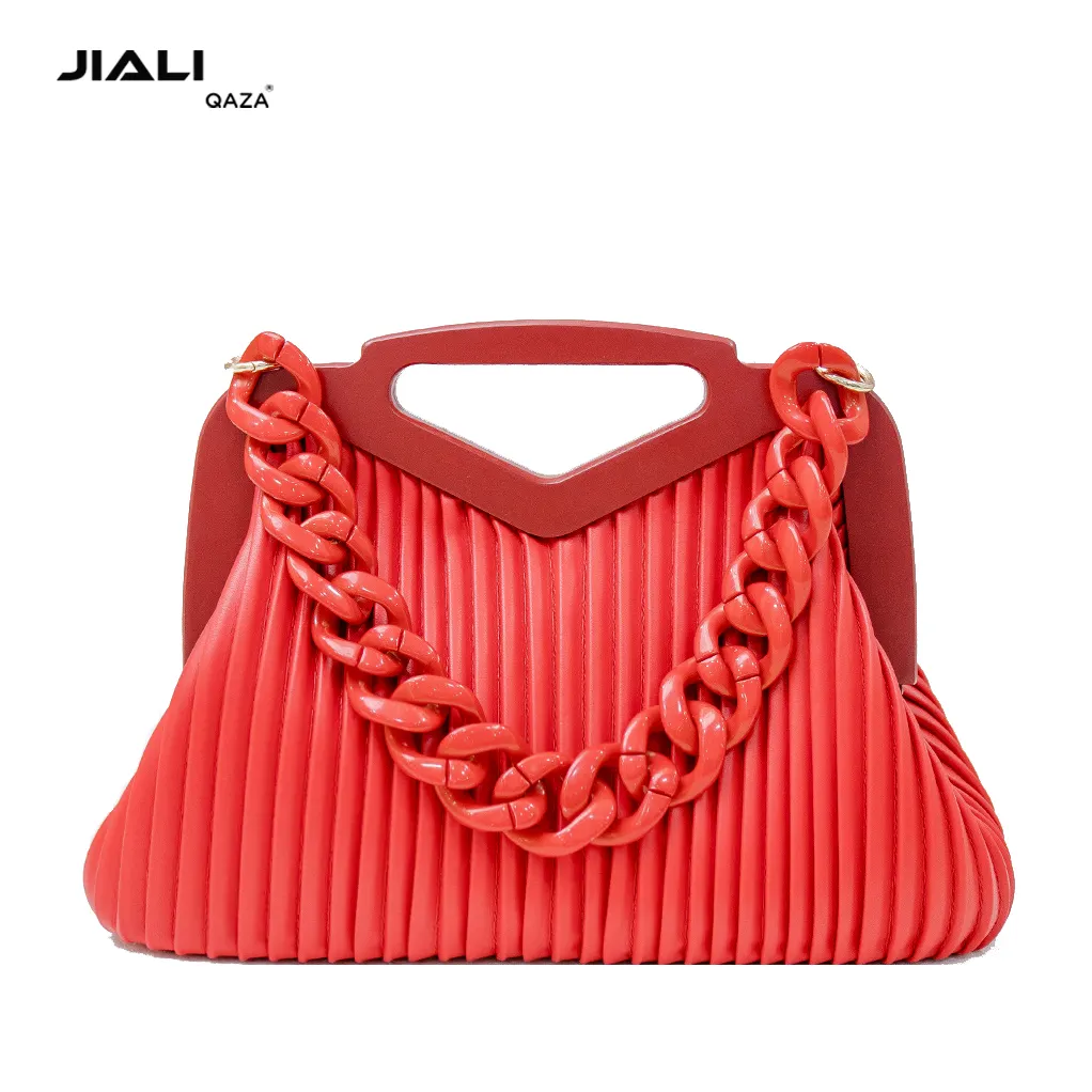 Fashion Pu leather handbags for women luxury new trendy design ladies quality medium sized handbags 2022