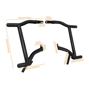 Pièces de moto, pare-chocs de moto, adapté aux modèles Harley Voyager 2009 et plus récents, modification du pare-chocs, style droit - Product Image 2