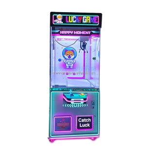 Venta de fábrica, consola de juegos Arcade con garra de grúa que funciona con monedas, Lucky Prize <span class=keywords><strong>Snack</strong></span> Toys Catcher con aceptador de billetes - Product Image 3