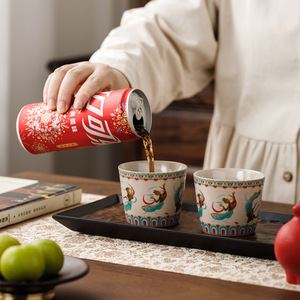 Tazza da Tè in Ceramica Celadon Ru Kiln 180ml, Tazza Artigianale Cinese con Confezione Regalo per Amanti del Tè, Casa e Ufficio - Product Image 3