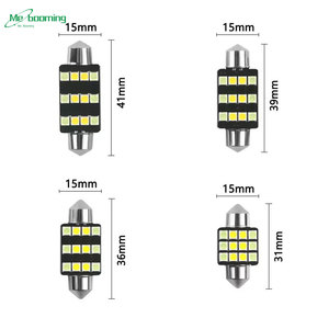 Ampoules <span class=keywords><strong>LED</strong></span> Canbus Festoon C10W C5W 3 couleurs 31mm 36mm 39mm 41mm 12V pour éclairage intérieur de <span class=keywords><strong>voiture</strong></span>, <span class=keywords><strong>plafonnier</strong></span>, coffre et plaque d'immatriculation - Product Image 5