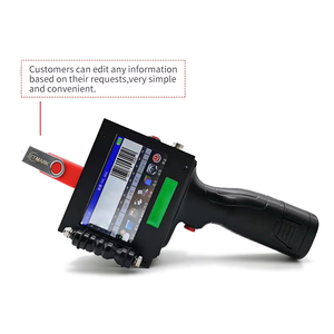 Wl200 của nhãn hiệu máy in phun kỹ thuật số cầm tay Mã Vạch ngày mô hình cho đa dạng vật liệu cho thẻ và nhựa - Product Image 4