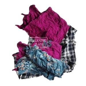 100% Cotton Industrial Cleaning Rags Soft Absorbent Wipes and <b>Wastes</b> Colored Knit <b>Textile</b> for Industrial Use - Product Image 1