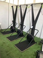 Máquina de Esquí Ergométrica Resistente al Viento para Uso Doméstico, Simulador de Esquí para Entrenamiento de Cuerpo Completo en Interiores, Equipo de Fitness Portátil