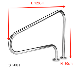 Nhà sản xuất cung cấp 304 thép không gỉ hồ bơi Thang Hồ Bơi bước hồ bơi lan can - Product Image 4