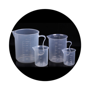 Graduated Plastic <b>Measuring</b> Cups 500ml Laboratory Grade <b>Measuring</b> <b>Tools</b> For Kitchen And Lab Use - Product Image 1