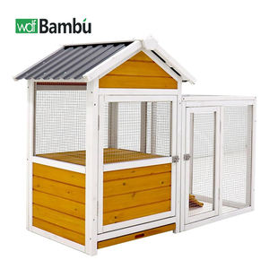 Wdf Bambu Gallineros Para Pollaio Galinheiro préfabriqué en bambou de haute qualité avec roues grand poulailler mobile - Product Image 1
