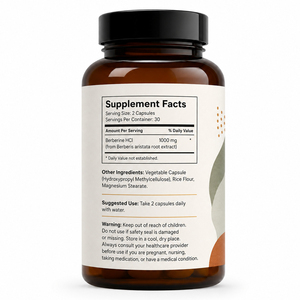 Complément alimentaire à base de plantes en gros, cannelle de Ceylan biologique, chlorhydrate de berbérine liposomale 1500 mg 97%-98% capsules, améliore l'immunité - Product Image 6