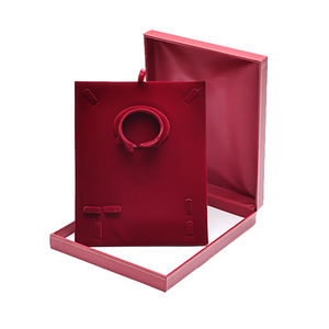 ราคาโรงงานหรูหราออแกไนเซอร์ต่างหูหนังแบบพกพาอัญมณีกรณีเครื่องประดับบรรจุภัณฑ์กล่องของขวัญ - Product Image 4