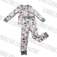 Robe pour filles en viscose de bambou à imprimé citrouille d'automne DH OEM/ODM, manches courtes, coupe trapèze, pour Thanksgiving