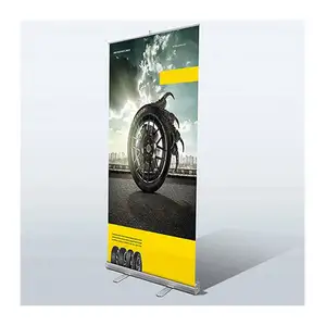 Sıcak satış 100*200cm özel dijital baskılı geri çekilebilir alüminyum rulo afiş standı