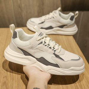 2026 New Model Sport Style Breathable Lightweight Anti-Slip <b>Walking</b> Shoes - Men's and Women's Fashion Casual Thick-<b>Topped</b> Shoes - Product Image 4