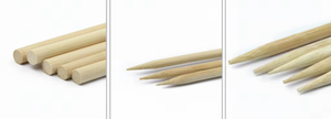 Palitos <span class=keywords><strong>de</strong></span> Madera Redondos Grandes <span class=keywords><strong>de</strong></span> Bambú Ecológicos <span class=keywords><strong>de</strong></span> Primera Calidad, Lisos y Rectos, <span class=keywords><strong>de</strong></span> 9 mm y 100 cm, para Barbacoa - Product Image 4