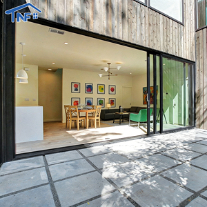 <span class=keywords><strong>Porte</strong></span> patio <span class=keywords><strong>coulissante</strong></span> à rupture de pont thermique robuste, moderne, en alliage d'aluminium, insonorisée, avec double vitrage - Product Image 1