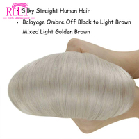 Extensions de cheveux remy en vison naturel, colorées, sans couture, anneau microlink, 12a, 10 pièces, livraison directe depuis dhl