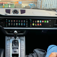 Mise à niveau double écran 12.3 pouces + 12.3 pouces pour Porsche Macan 95B 2014 2015 2016 2017 Radio de navigation GPS stéréo pour voiture