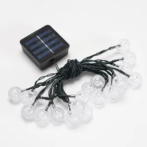 american led curtain light string solar christmas holiday decoration wedding waterproof battery operated fairy lights