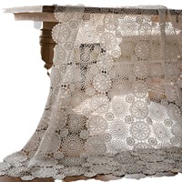 Nappe carrée personnalisée en polyester 100% anti-taches, faite à la main, style américain, pour hôtels, photographie de gâteaux, accessoires de fond