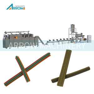 โซลูชันการผลิตแบบครบวงจรสำหรับขนมสัตว์เลี้ยงแบบแห้ง เครื่องอัดรีดสำหรับขนมแท่ง ขนมเคี้ยว และขนมหลากหลายชนิด - Product Image 1