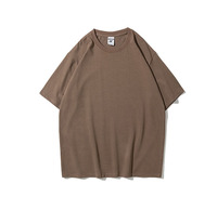 T-shirt vierge pour hommes Impression de logo simple T-shirt personnalisé pour hommes Cool Summer 230gsm Vintage t-shirts pour hommes Échantillon gratuit 100% coton