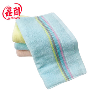 Toalla Xinshang de Algodón Puro con Rayas de Arcoíris, 35x75cm, Toalla Facial Absorbente de Uso General - Product Image 5