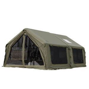 Tente gonflable JcHouse Military Green 8+88 Pro pour le <span class=keywords><strong>camping</strong></span> et les aventures en plein air, auvent extensible, imperméable quatre saisons - Product Image 5