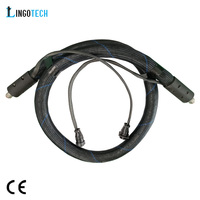 1/2-inci Suhu Tinggi 60-250 ℃   Selang PTFE Fleksibel Berpemanas Listrik Selang Pemanas Hot Melt untuk Mesin Dynatec 20Mpa