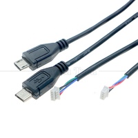 Cable de PVC OEM Personalizado de Micro USB a JST de 4 Pines con Paso de 1.25mm para Impresora y Computadora