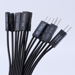 สายต่อขยายสวิตช์เมนบอร์ดขนาด 20 30 50 100 ซม. สำหรับไฟ LED/PLED/Reset <span class=keywords><strong>SW</strong></span>/<span class=keywords><strong>Power</strong></span> <span class=keywords><strong>SW</strong></span> - Product Image 1