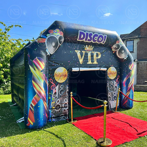 Negro portátil LED Disco inflable <span class=keywords><strong>club</strong></span> nocturno tienda Pop Up <span class=keywords><strong>Night</strong></span> <span class=keywords><strong>Club</strong></span> fiesta tienda para ventas - Product Image 1