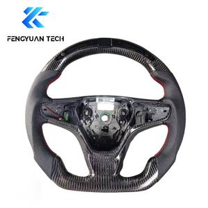 Volant <span class=keywords><strong>sport</strong></span> en fibre de carbone avec LED pour Chevrolet Chevy Malibu Xl Ls Rul <span class=keywords><strong>Camaro</strong></span> 2016 2017 2018 2019 2020 2021 <span class=keywords><strong>2022</strong></span> 2023 2024 - Product Image 2