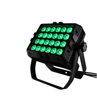 2 projecteurs LED étanches IP65 pour événements scéniques, 24x15W, lumière de ville couleur RGBWA UV 6-en-1, projecteur mural LED, projecteur d'inondation LED