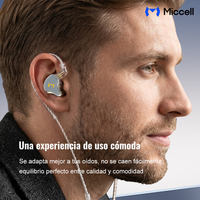 Auriculares Miccell Estéreo HiFi con Micrófono, Control de Llamadas y Música, Ideales para Juegos y Música