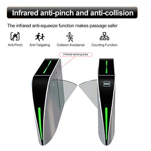 Tornello di Sicurezza a Flap SWS con Riconoscimento Facciale ad Alta Sicurezza per Palestre e Centri Fitness - Product Image 6