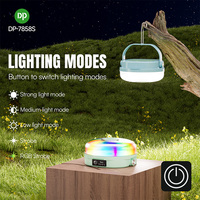 Haut-parleur sans fil haute puissance 8000mAh 80W, lampe RGB colorée, charge rapide Type C, batterie détachable, lumière d'urgence LED portable