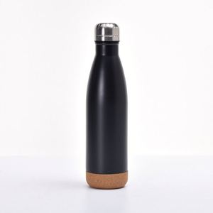 Suministro Directo Transfronterizo, Termo de Acero Inoxidable 304, Creativo, Doble Capa, Base de Corcho, Botella de Cola, Portátil para Exteriores - Product Image 6