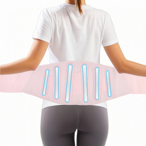 2025 New Màu Hồng Màu Eo Hỗ Trợ Có Thể Điều Chỉnh 3D Đan Thấp Thắt Lưng Cột Sống Vành Đai Thắt Lưng Tông Đơ Lại Cú Đúp Cho Phụ Nữ - Product Image 4