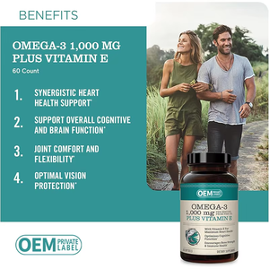 Complesso <span class=keywords><strong>Omega</strong></span> 3 con Vitamina <span class=keywords><strong>E</strong></span>, Etichetta Privata ODM/OEM, Capsule di <span class=keywords><strong>Omega</strong></span> 3, Softgel di Olio di Pesce <span class=keywords><strong>Omega</strong></span>-3 - Product Image 4